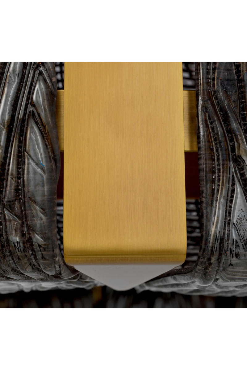 Textured Glass Panel Chandelier | Eichholtz Elysian | Oroatrade.com