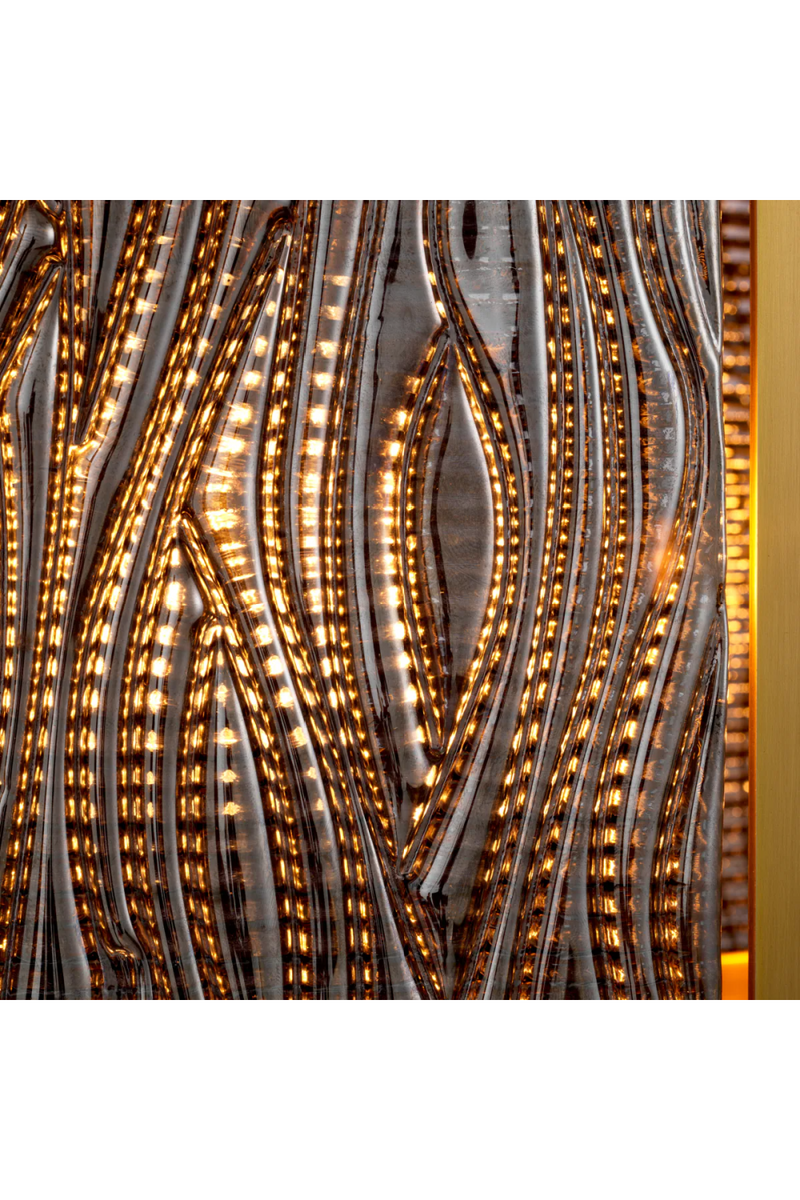 Textured Glass Panel Chandelier | Eichholtz Elysian | Oroatrade.com