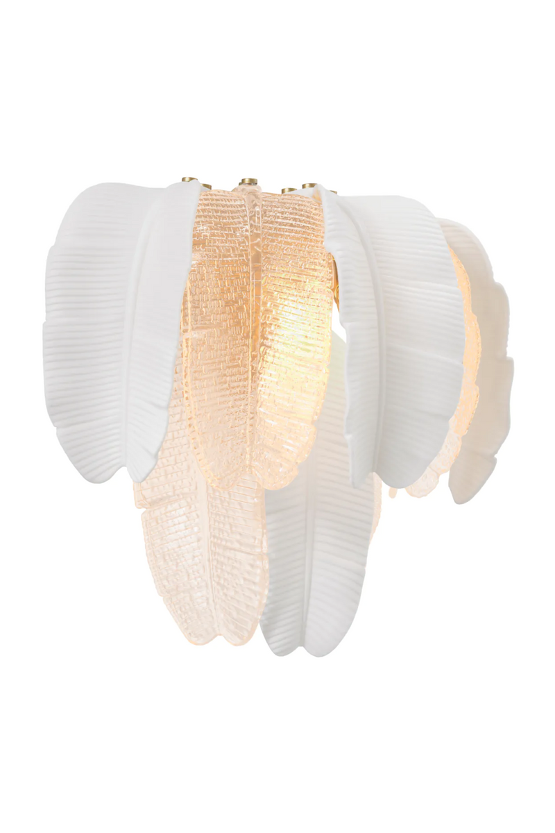 Palm Textured Glass Wall Lamp | Eichholtz Saint Lucia | Oroatrade.com