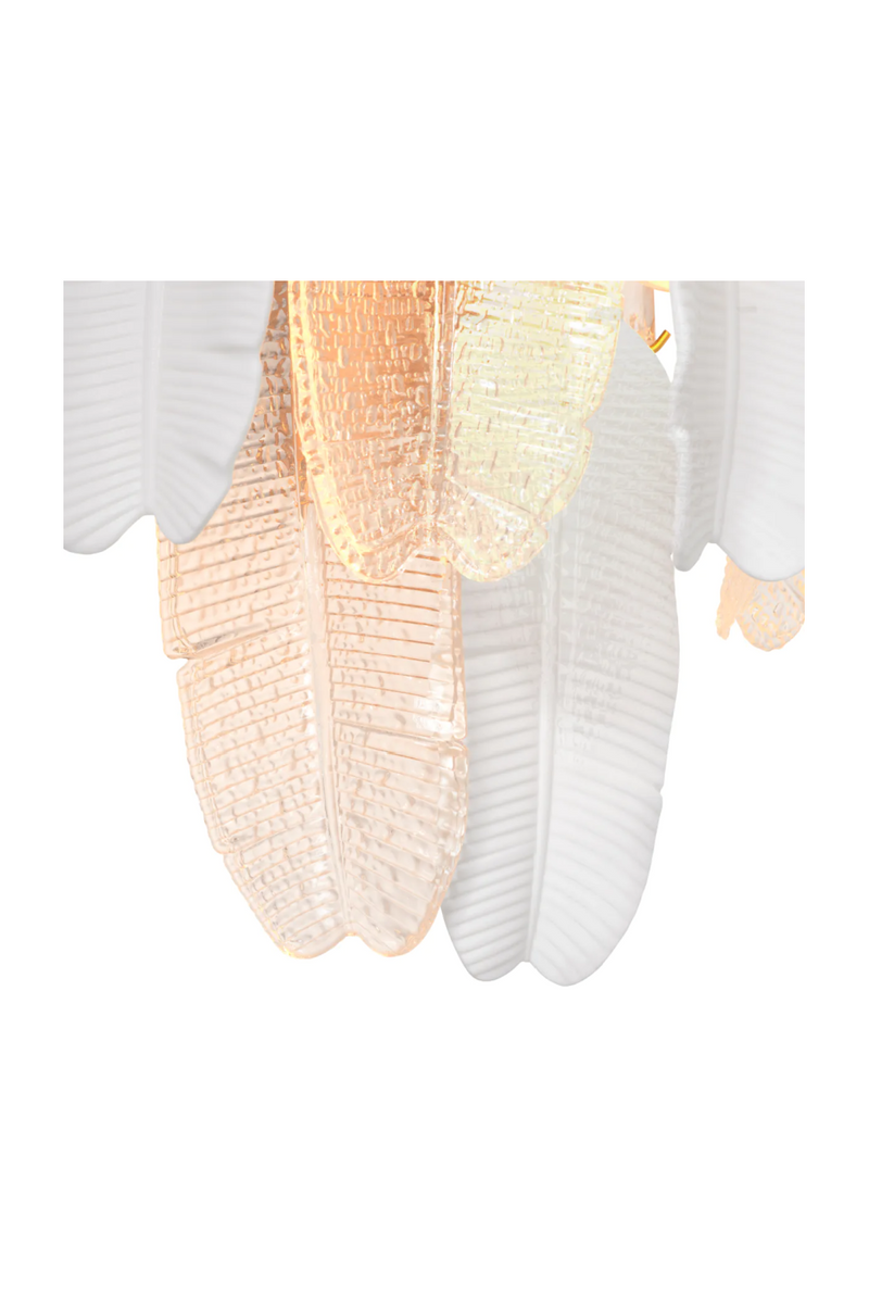 Palm Textured Glass Wall Lamp | Eichholtz Saint Lucia | Oroatrade.com