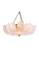 Textured Glass Leaf Chandelier | Eichholtz Cabrillo | Oroatrade.com 