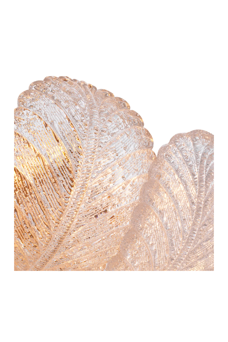 Textured Glass Leaf Chandelier | Eichholtz Cabrillo | Oroatrade.com 