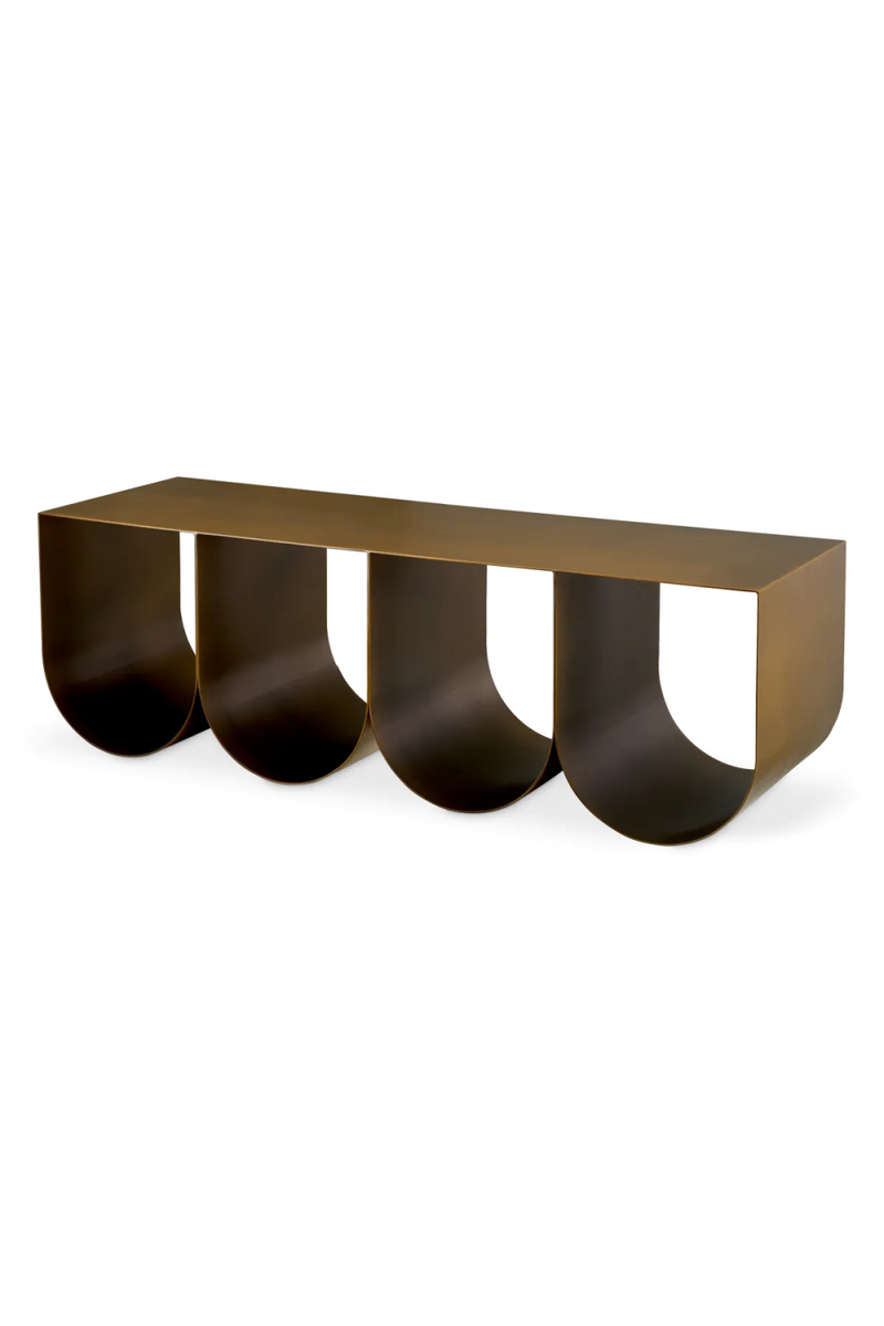 Brushed Brass Coffee Table | Eichholtz Rafaello | Oroatrade.com