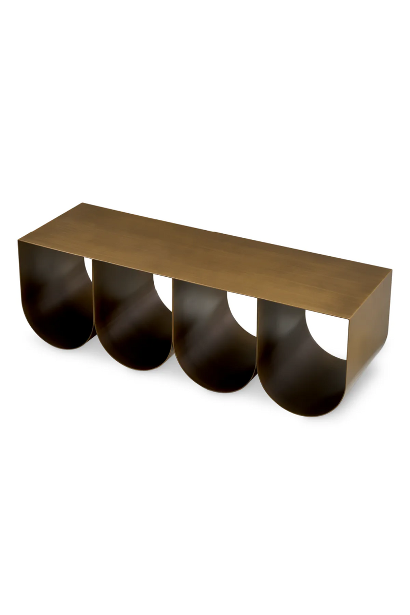 Brushed Brass Coffee Table | Eichholtz Rafaello | Oroatrade.com