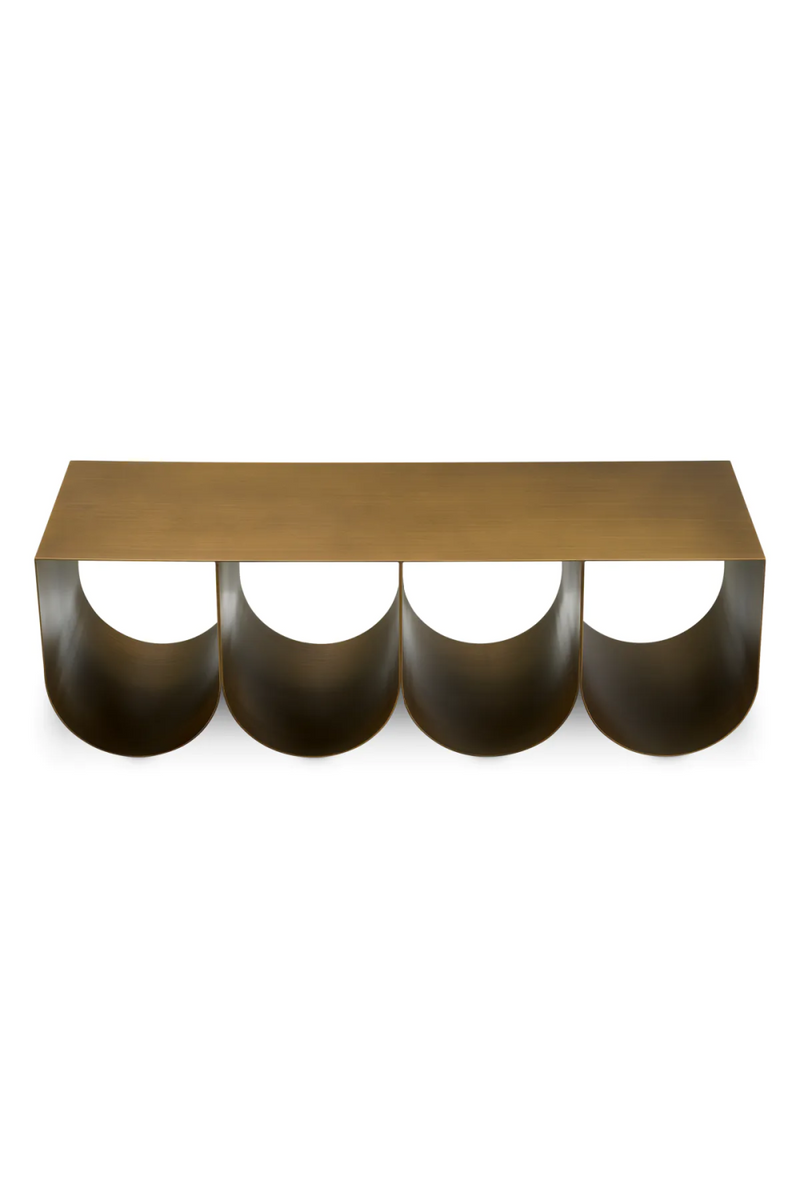 Brushed Brass Coffee Table | Eichholtz Rafaello | Oroatrade.com