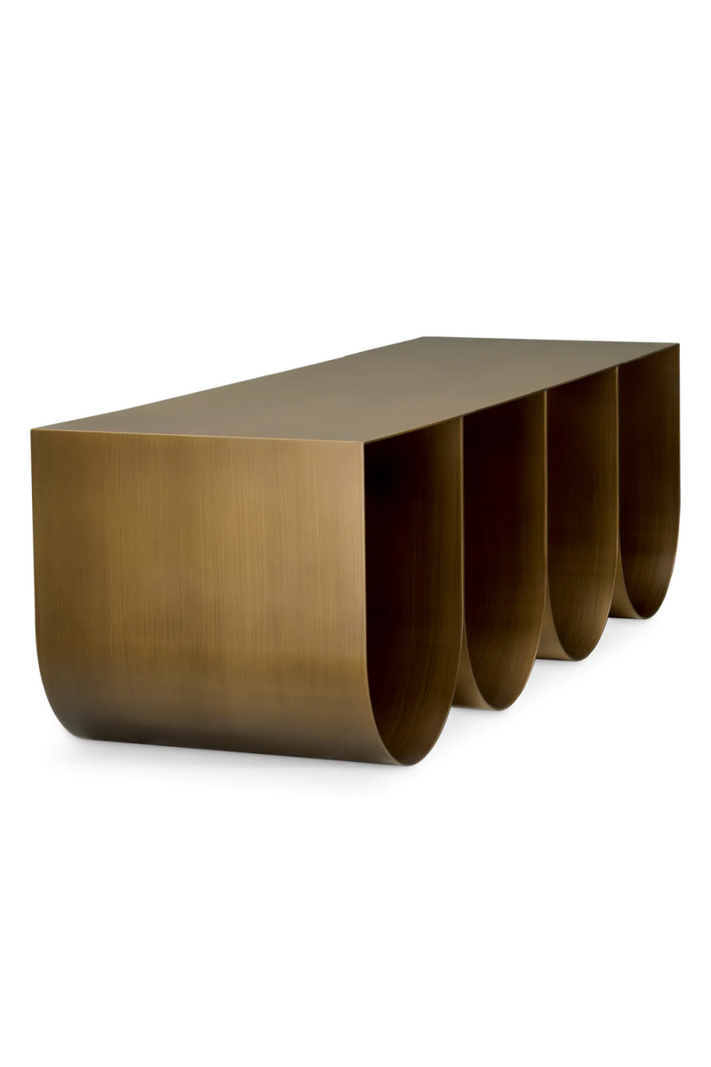 Brushed Brass Coffee Table | Eichholtz Rafaello | Oroatrade.com