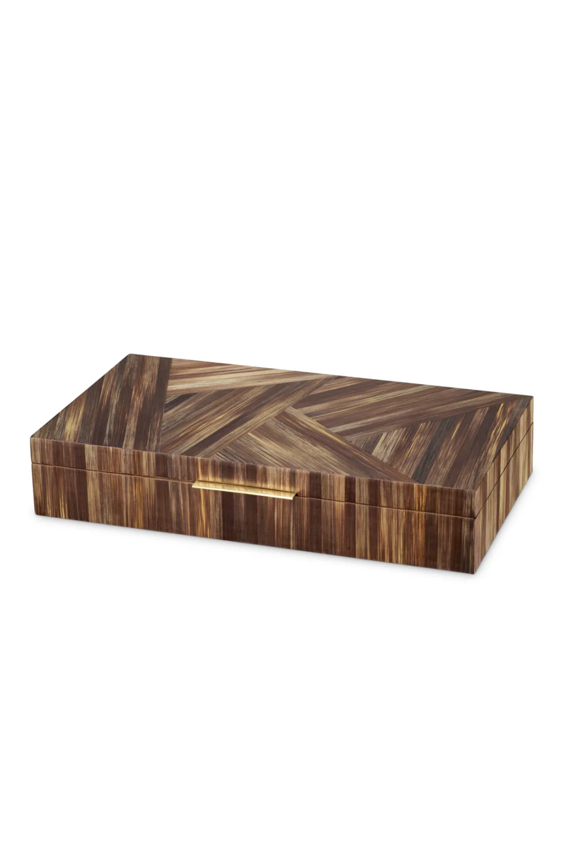 Straw Marquetry Box | Eichholtz Harvard | Oroatrade.com