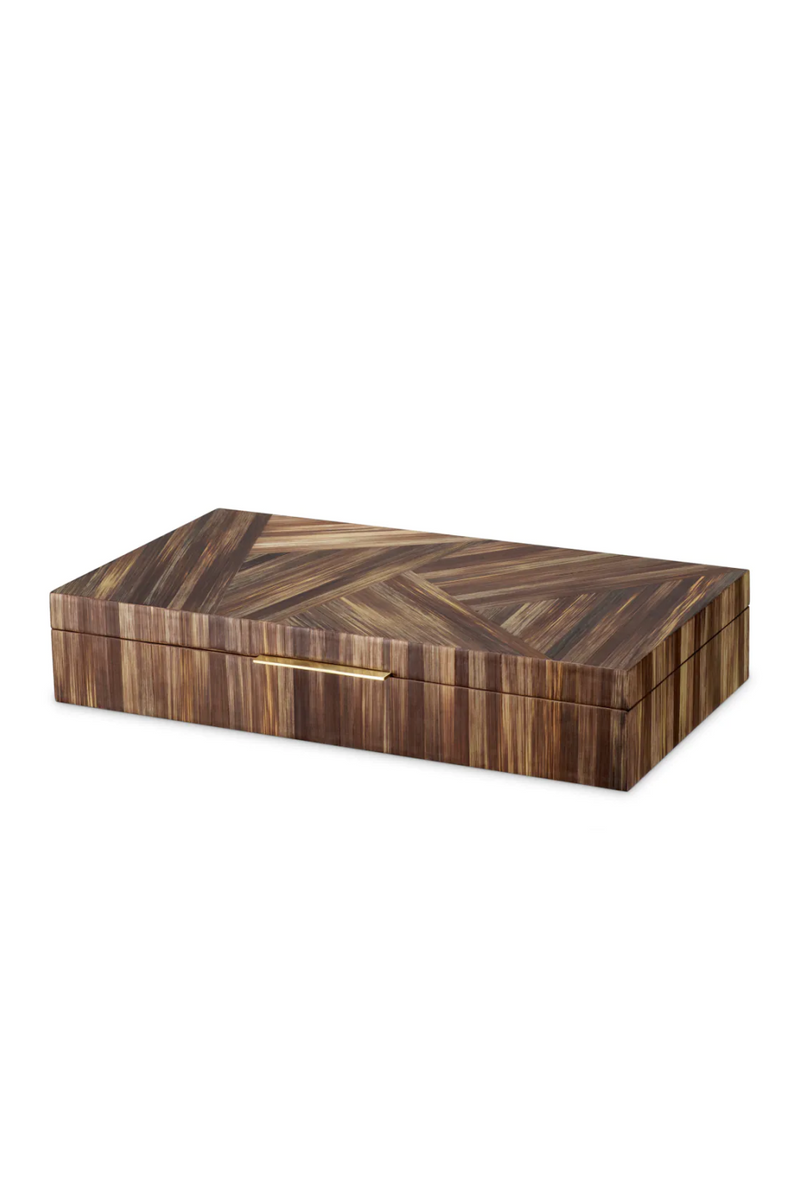 Straw Marquetry Box | Eichholtz Harvard | Oroatrade.com