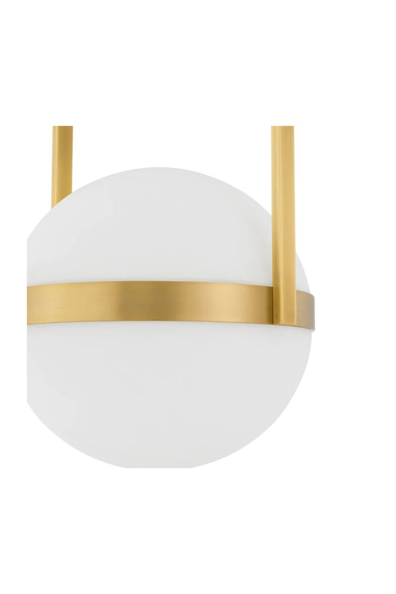 White Globe Double Ceiling Lamp | Eichholtz Dover | Oroatrade.com 