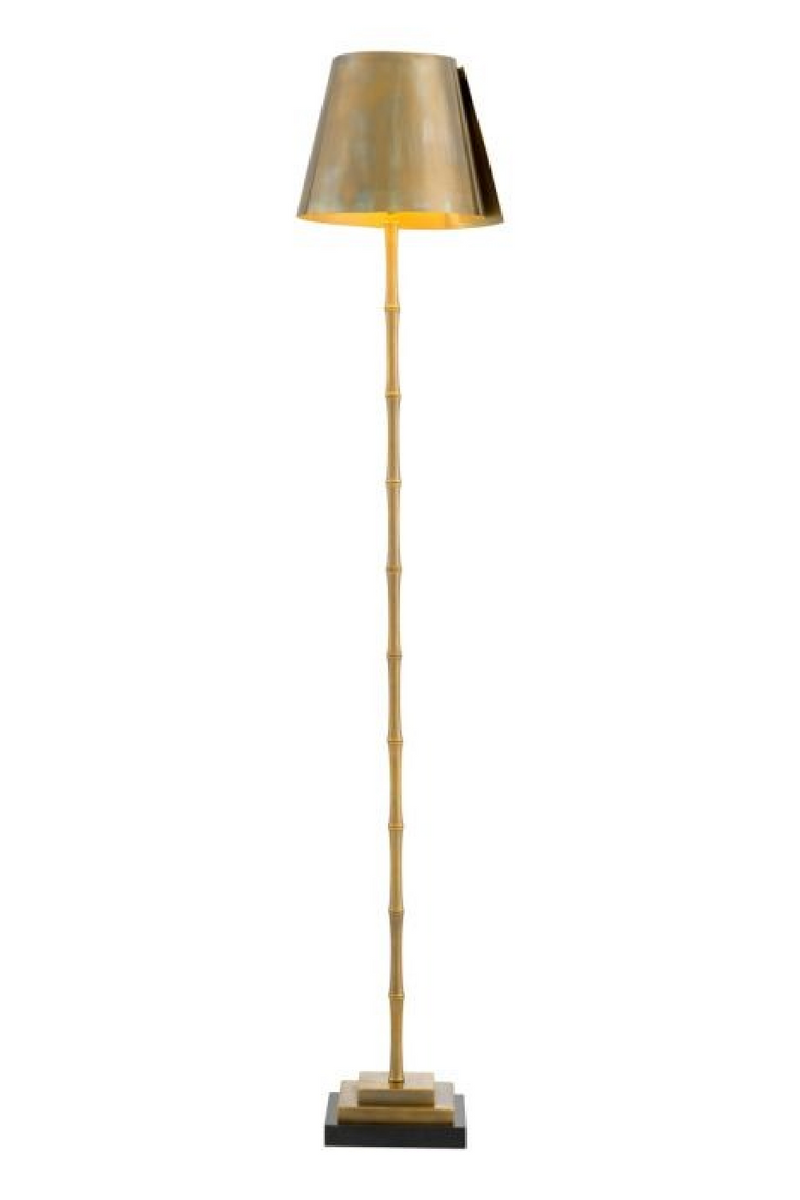 Gold Metal Shade Floor Lamp | Eichholtz Seraphina | Oroatrade.com