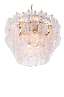 Tiered Handmade Glass Chandelier | Eichholtz Solange | Oroatrade.com