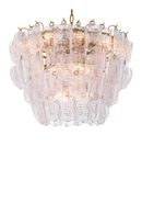 Tiered Handmade Glass Chandelier | Eichholtz Solange | Oroatrade.com