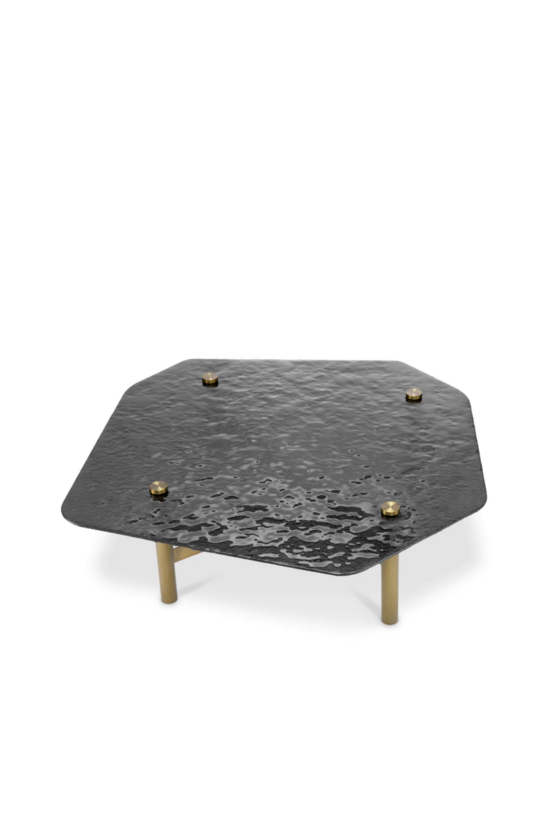 Black Glass Coffee Table | Eichholtz Cortes | Oroatrade.com