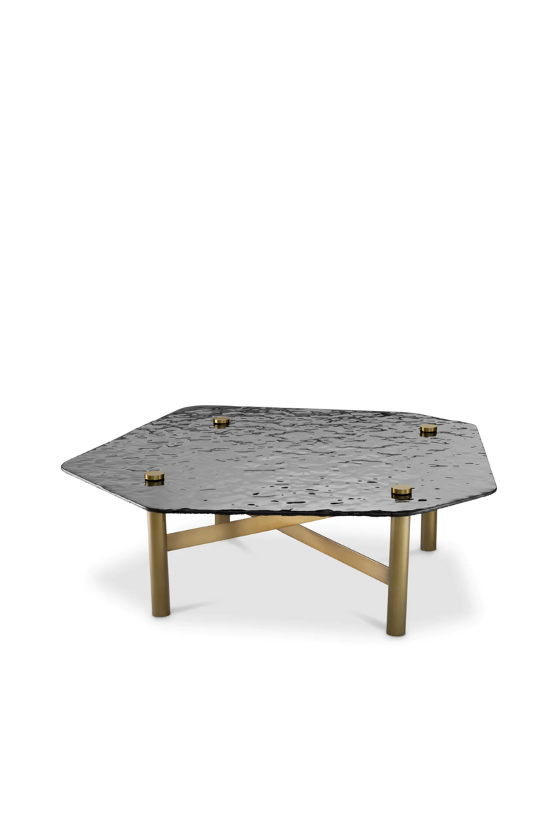 Black Glass Coffee Table | Eichholtz Cortes | Oroatrade.com