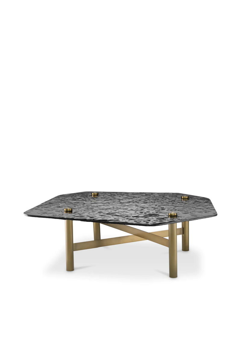 Black Glass Coffee Table | Eichholtz Cortes | Oroatrade.com