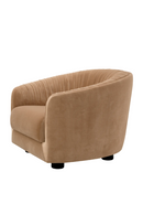 Brown Pleated Lounge Chair | Eichholtz Jameson | Oroatrade.com