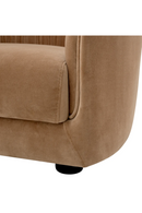 Brown Pleated Lounge Chair | Eichholtz Jameson | Oroatrade.com