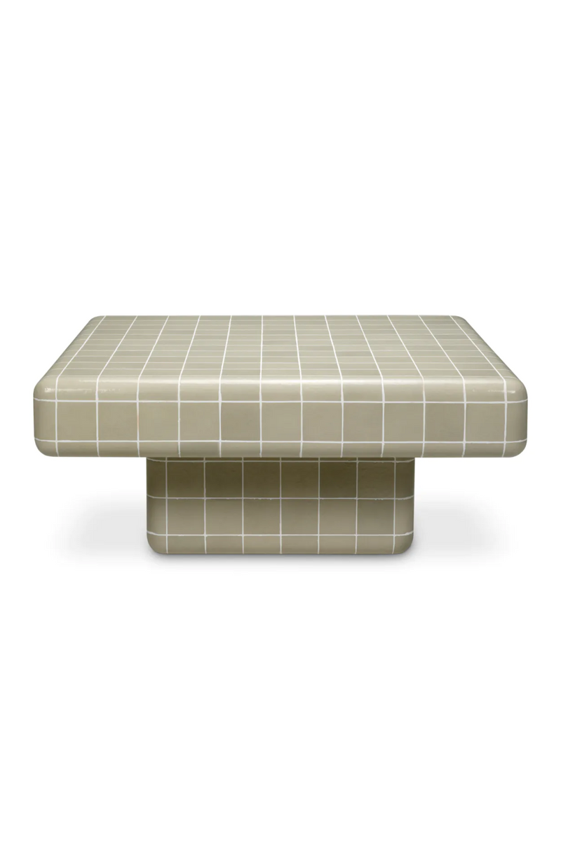 Gray Glazed Outdoor Coffee Table | Eichholtz Mateo | Oroatrade.com