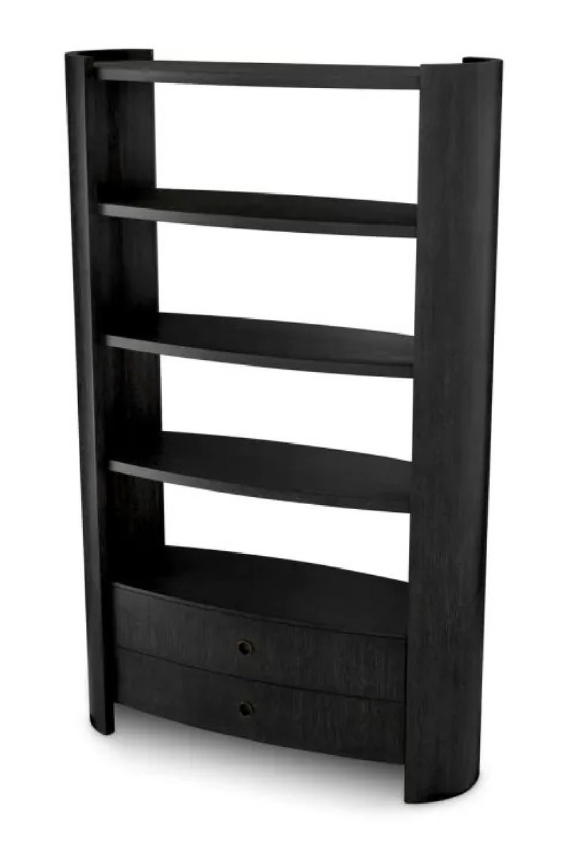 Black Oak 2-Drawer Shelf Cabinet | Eichholtz Splendora | Oroatrade.com