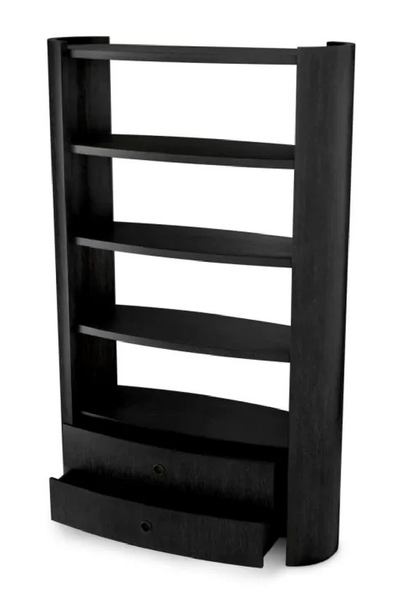 Black Oak 2-Drawer Shelf Cabinet | Eichholtz Splendora | Oroatrade.com