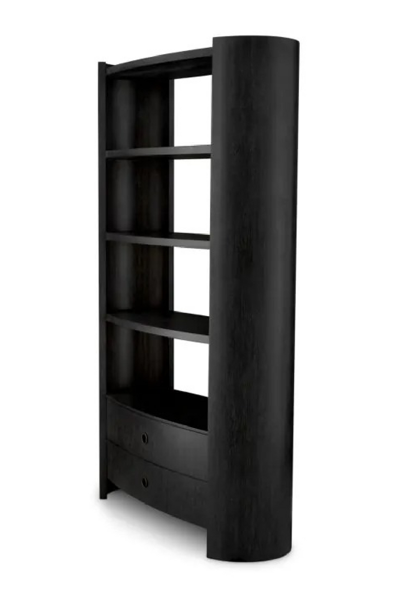 Black Oak 2-Drawer Shelf Cabinet | Eichholtz Splendora | Oroatrade.com