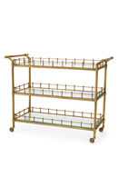 Vintage Brass Trolley | Eichholtz Scarlett | Oroatrade.com