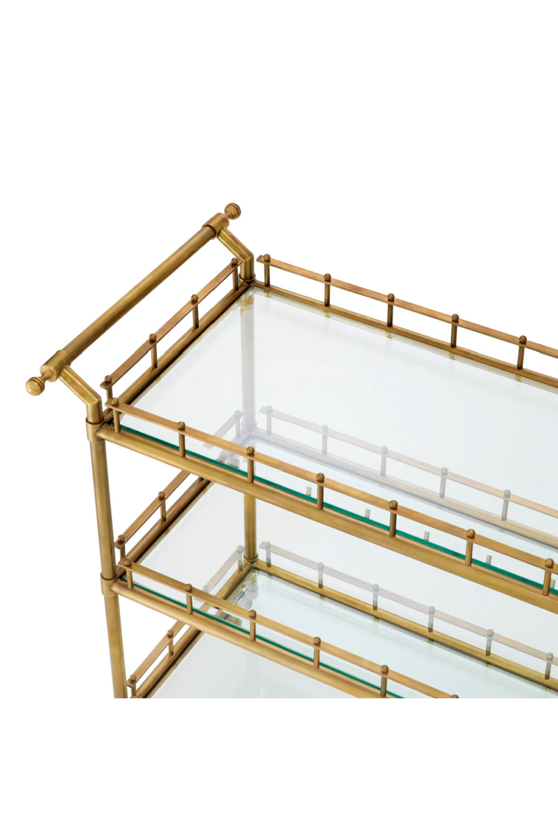 Vintage Brass Trolley | Eichholtz Scarlett | Oroatrade.com