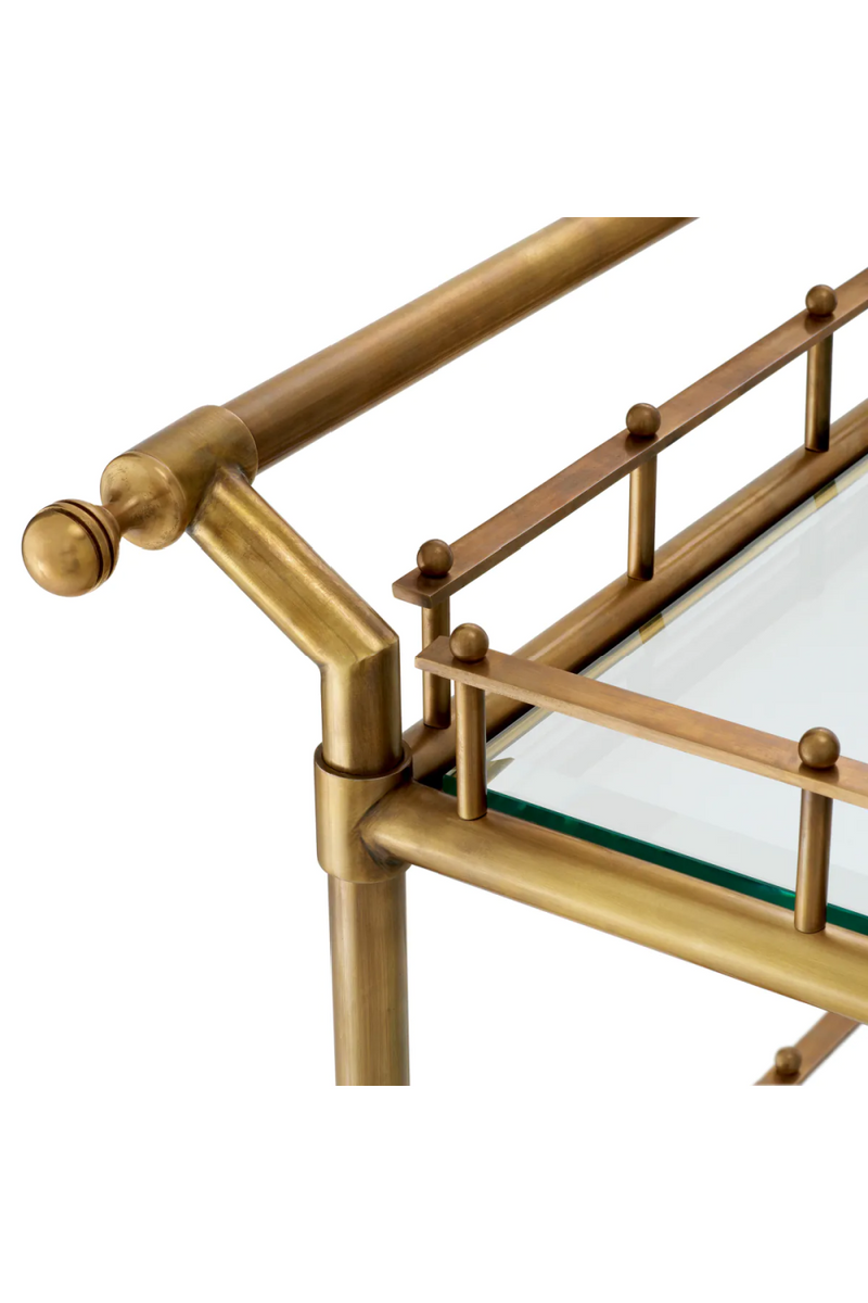 Vintage Brass Trolley | Eichholtz Scarlett | Oroatrade.com