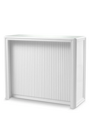 White Ribbed Bar Cabinet | Eichholtz Roland | Oroatrade.com