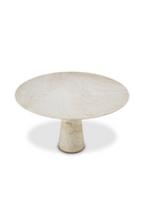 Travertine Pedestal Dining Table | Eichholtz Genova | Oroatrade.com