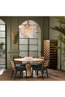 Travertine Pedestal Dining Table | Eichholtz Genova | Oroatrade.com