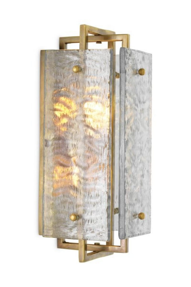 Rectangular Glass Wall Lamp | Eichholtz Solara | Oroatrade.com