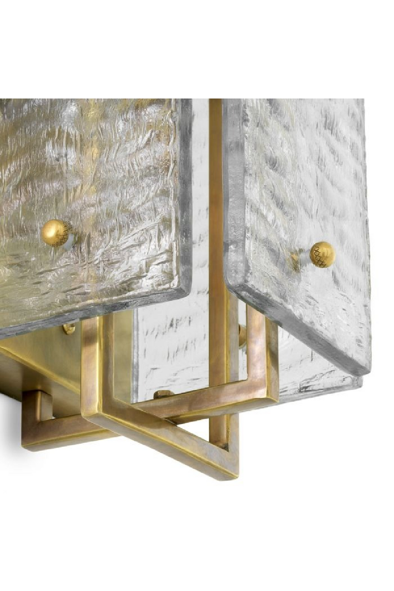 Rectangular Glass Wall Lamp | Eichholtz Solara | Oroatrade.com