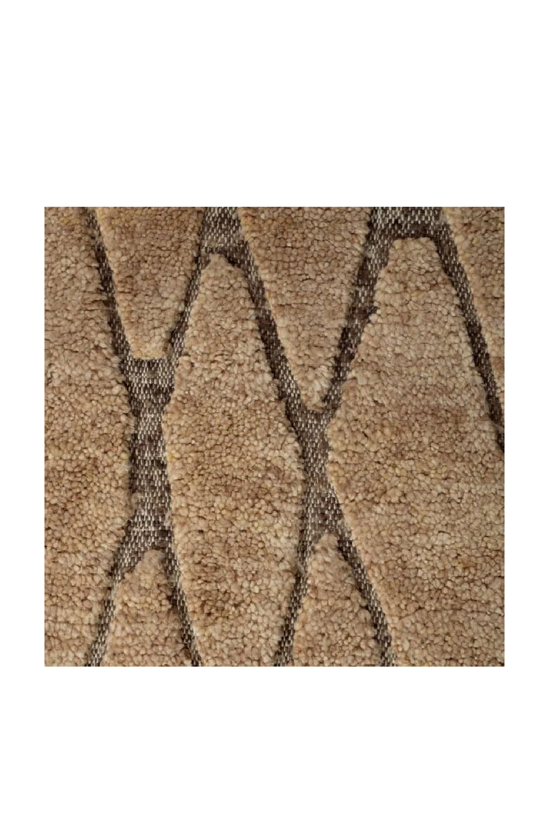 Brown Wool Carpet 6'6 x 10' | Eichholtz Coralie | Oroatrade.com