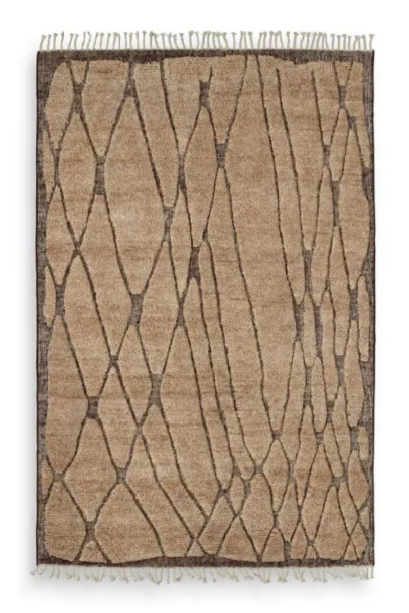 Brown Wool Carpet 6'6 x 10' | Eichholtz Coralie | Oroatrade.com