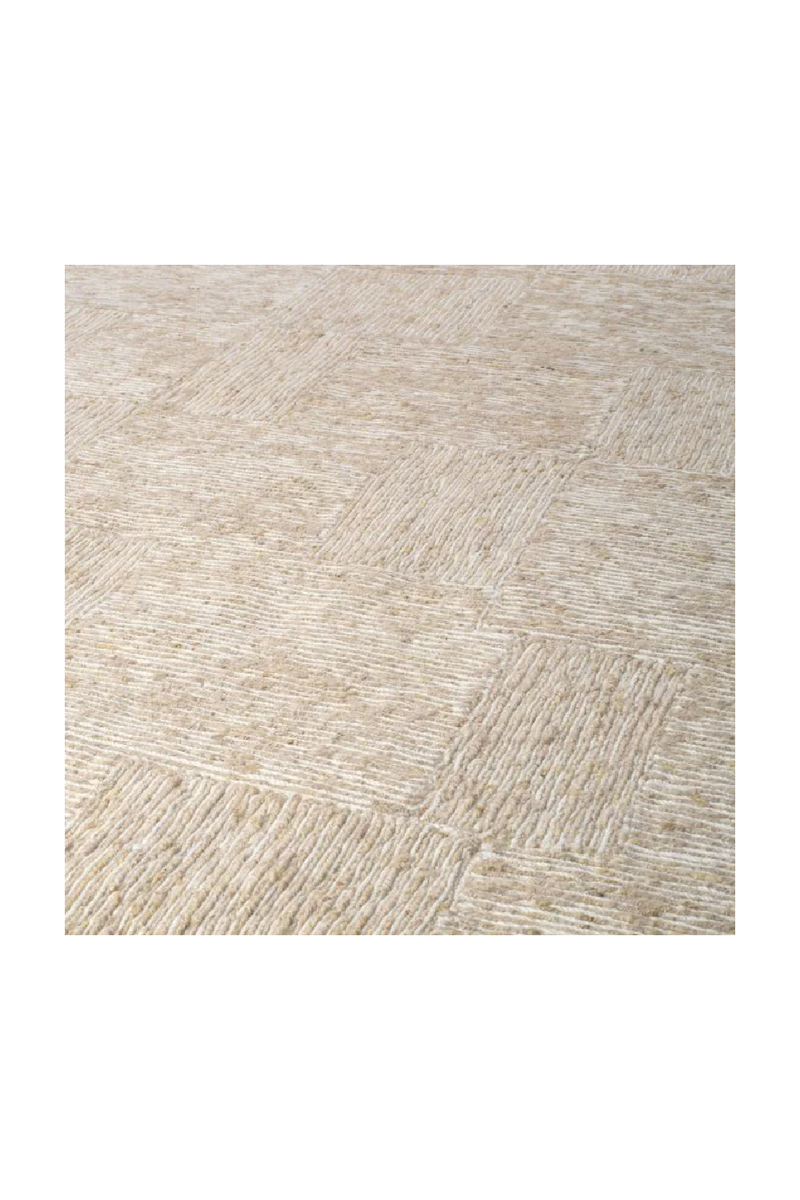 Ivory Wool Weave Carpet 6'6" x 10' | Eichholtz Antoine | Oroatrade.com