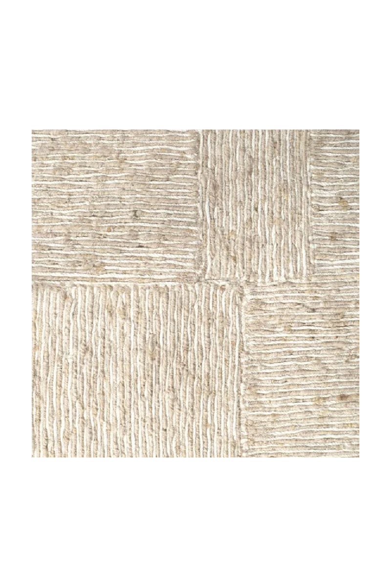 Ivory Wool Weave Carpet 6'6" x 10' | Eichholtz Antoine | Oroatrade.com