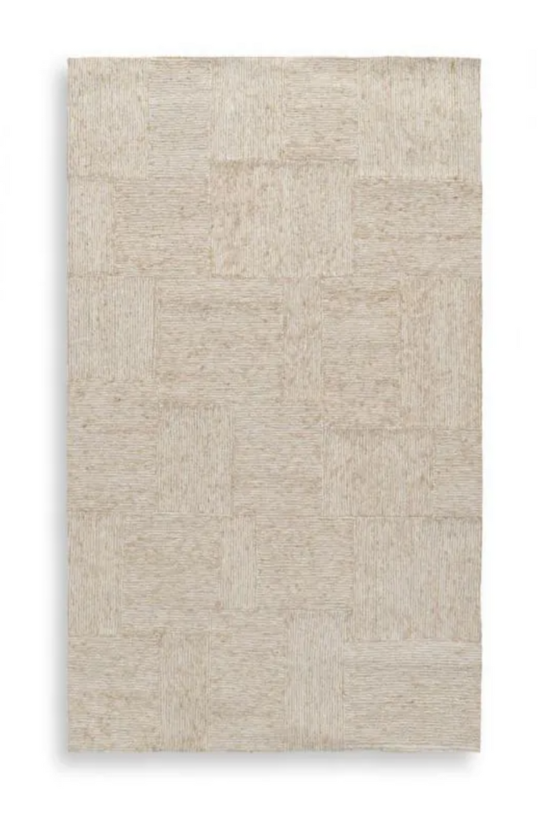 Ivory Wool Weave Carpet 6'6" x 10' | Eichholtz Antoine | Oroatrade.com