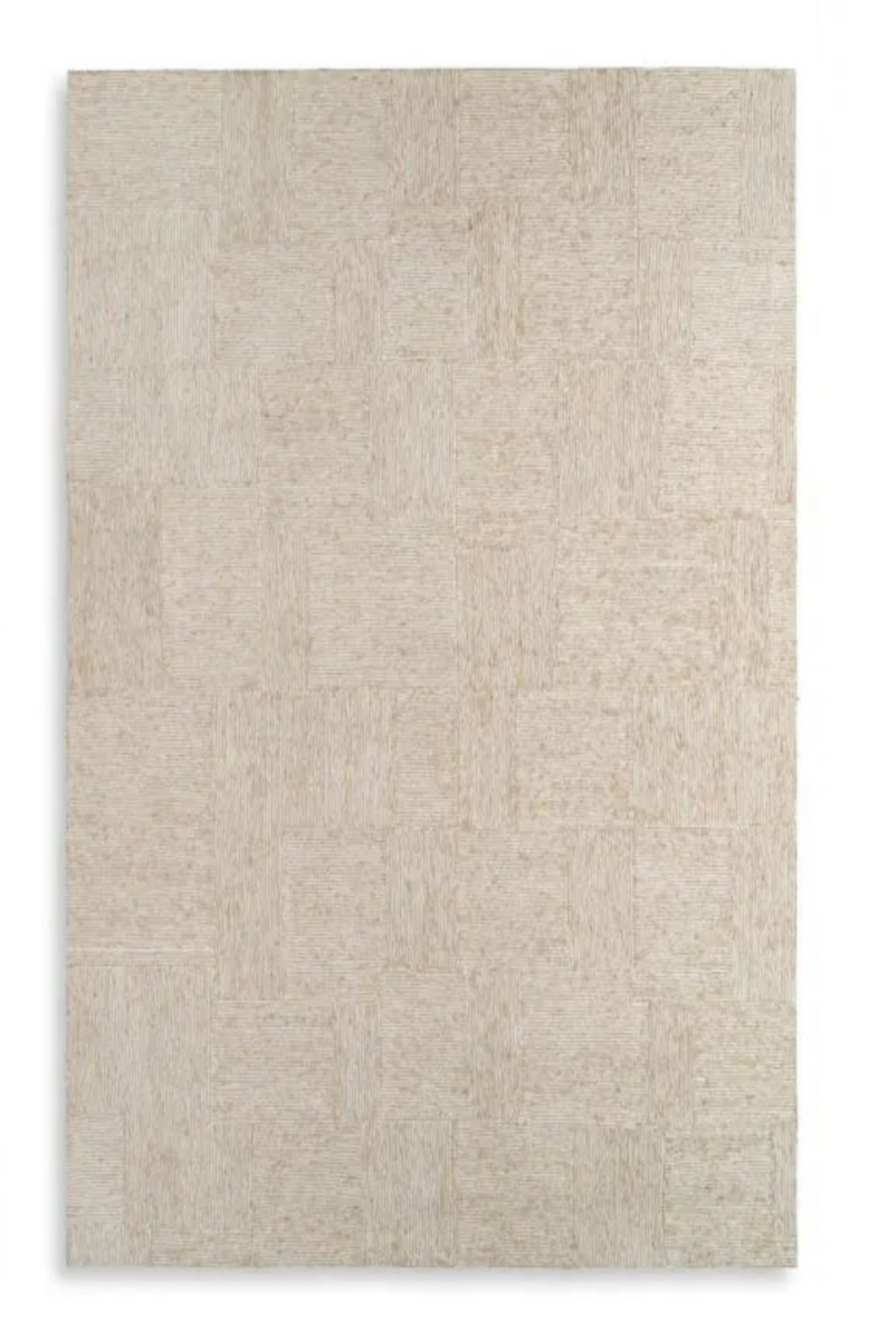 Ivory Wool Weave Carpet 10' x 13' | Eichholtz Antoine | Oroatrade.com