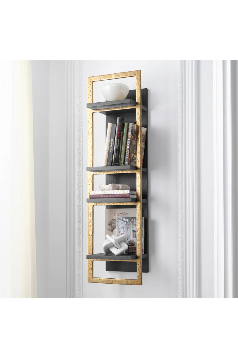 Brushed Brass Framed Wall Cabinet | Oroatrade.com
