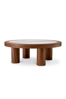 Oak Veneer Marble Coffee Table | Eichholtz Presedio | Oroatrade.com