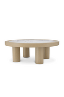 Oak Veneer Marble Coffee Table | Eichholtz Presedio | Oroatrade.com
