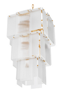 Frosted Glass Tiered Chandelier | Eichholtz Giardano | Oroatrade.com