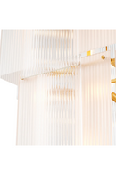 Frosted Glass Tiered Chandelier | Eichholtz Giardano | Oroatrade.com