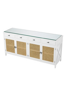 Natural Cane 4-Door Dresser | Eichholtz Bahamas | Oroatrade.com