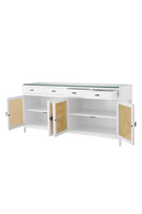 Natural Cane 4-Door Dresser | Eichholtz Bahamas | Oroatrade.com