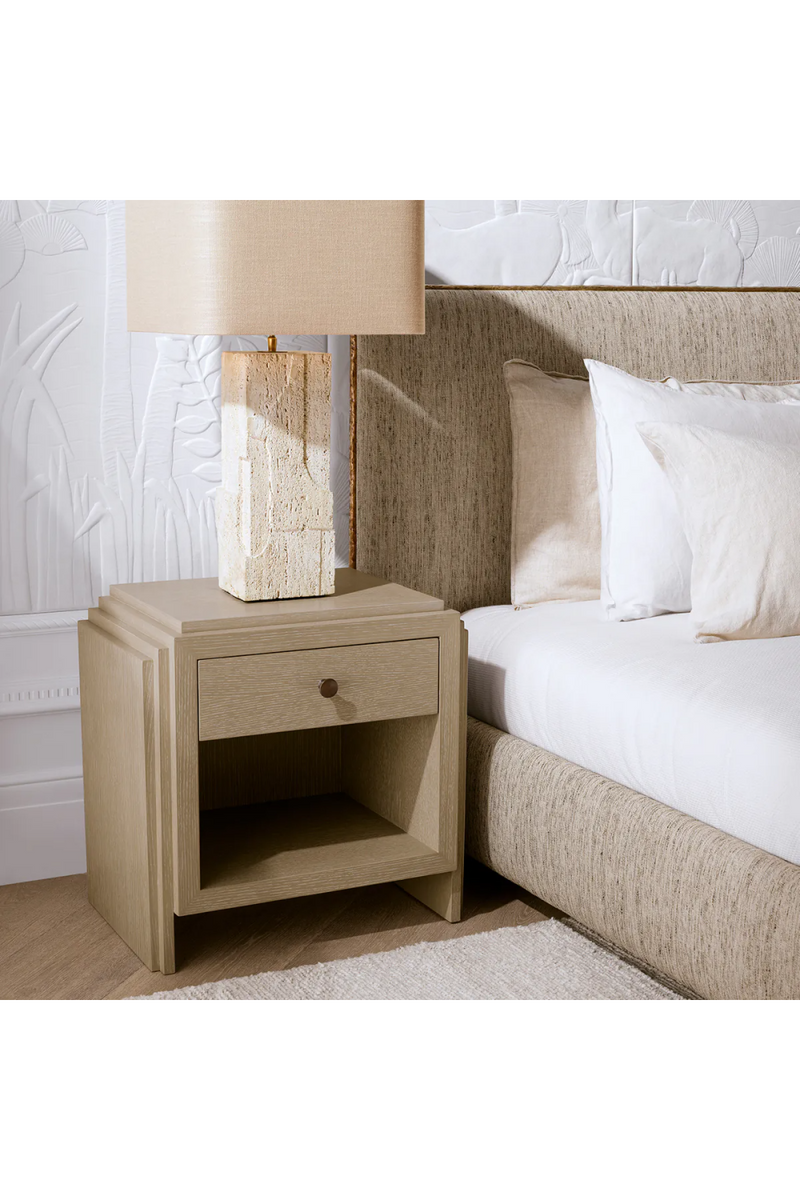 1-Drawer Oak Nightstand | Eichholtz ArtDeco | Oroatrade.com