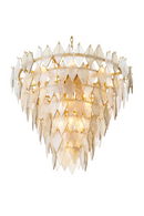 Sugared Glass Chandelier | Eichholtz Rhombus | Oroatrade.com