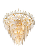 Sugared Glass Chandelier | Eichholtz Rhombus | Oroatrade.com