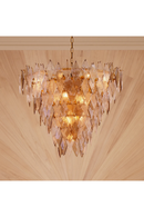 Sugared Glass Chandelier | Eichholtz Rhombus | Oroatrade.com
